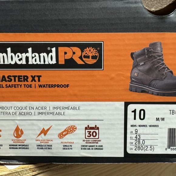 Timberland Pro Mens Ridgemaster XT Work Boot Steel Toe Size 10 M - Picture 6 of 6